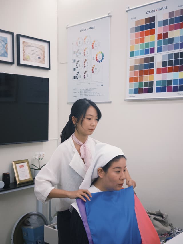 Color draping demonstration reel